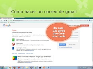 Tutorial para crear un correo de gmail | PPTX