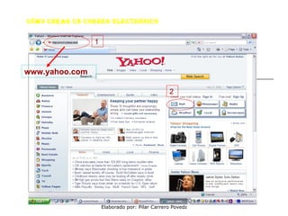Cómo crear un Correo Electrónico www.yahoo.com 1 2 