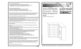 20270 - CÔMODA DE CANTO MANU


                                    Instructions Manual
                                    Manual de Instrucciones




arte: Éder Pegorin (43) 9902-5383
 