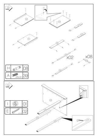 01                        H
                                         H
                                                                             H
                                                                                  H
                                                                                          H

                                                  H
                          02
                                                           H
                                                                H 03

    A                                                                                                   07
            A
                                                                                      AA
                                    H
                                                                                                             07

                               01
                                                                                              AA

                                                                09
        A                                                                             A

                A                                                            A
                                                                                                   AA
                                                                A

                                                                                 05

                                                                                  x02                                 x08
                                                                                                                      06
                                                      AA                                      A         A
                                                                                               A
                                                                                                                  A

H                        08                                             04


A           Ø8x30        39                           AA




02



                                                                                                              I
                                                  02

I                        01
                                                                        I
                                         04
E               4,5X30
                         02                   E

                                    05

                                                           05       E                                   E
 