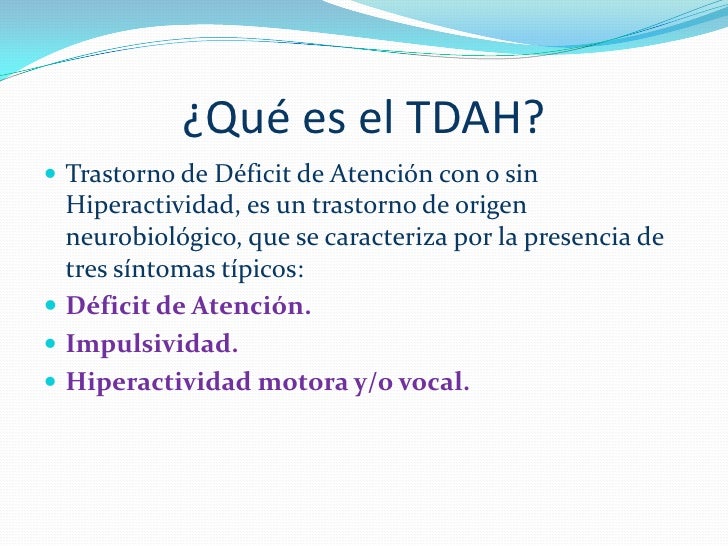 Cómo detectar e intervenir el tdah dentro