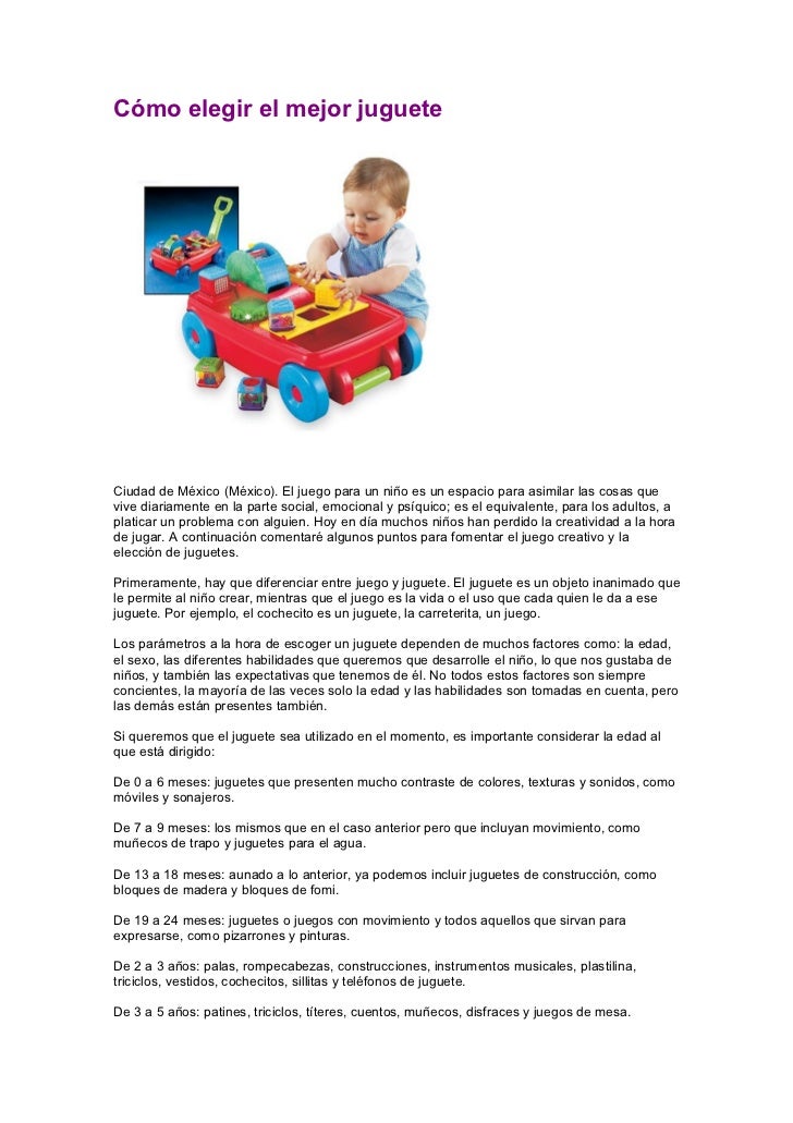 el mejor juguete para un niño de 3 años