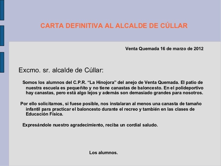 REDACTAR UNA CARTA FORMAL – La pizarra de Águeda