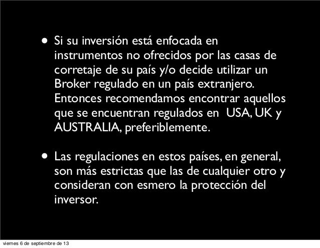 Como ser un broker forex