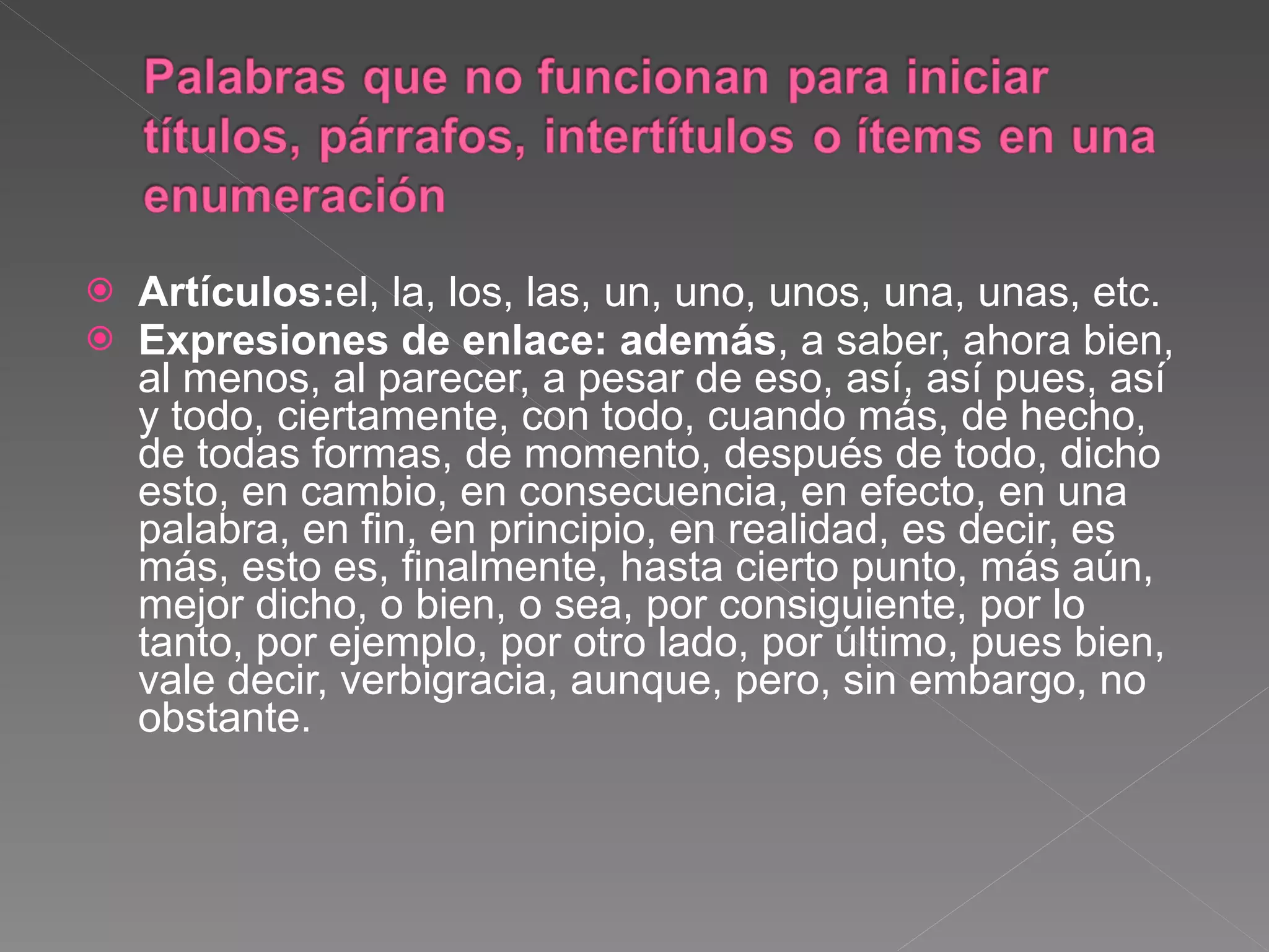 Cómo escribir en la web ppt