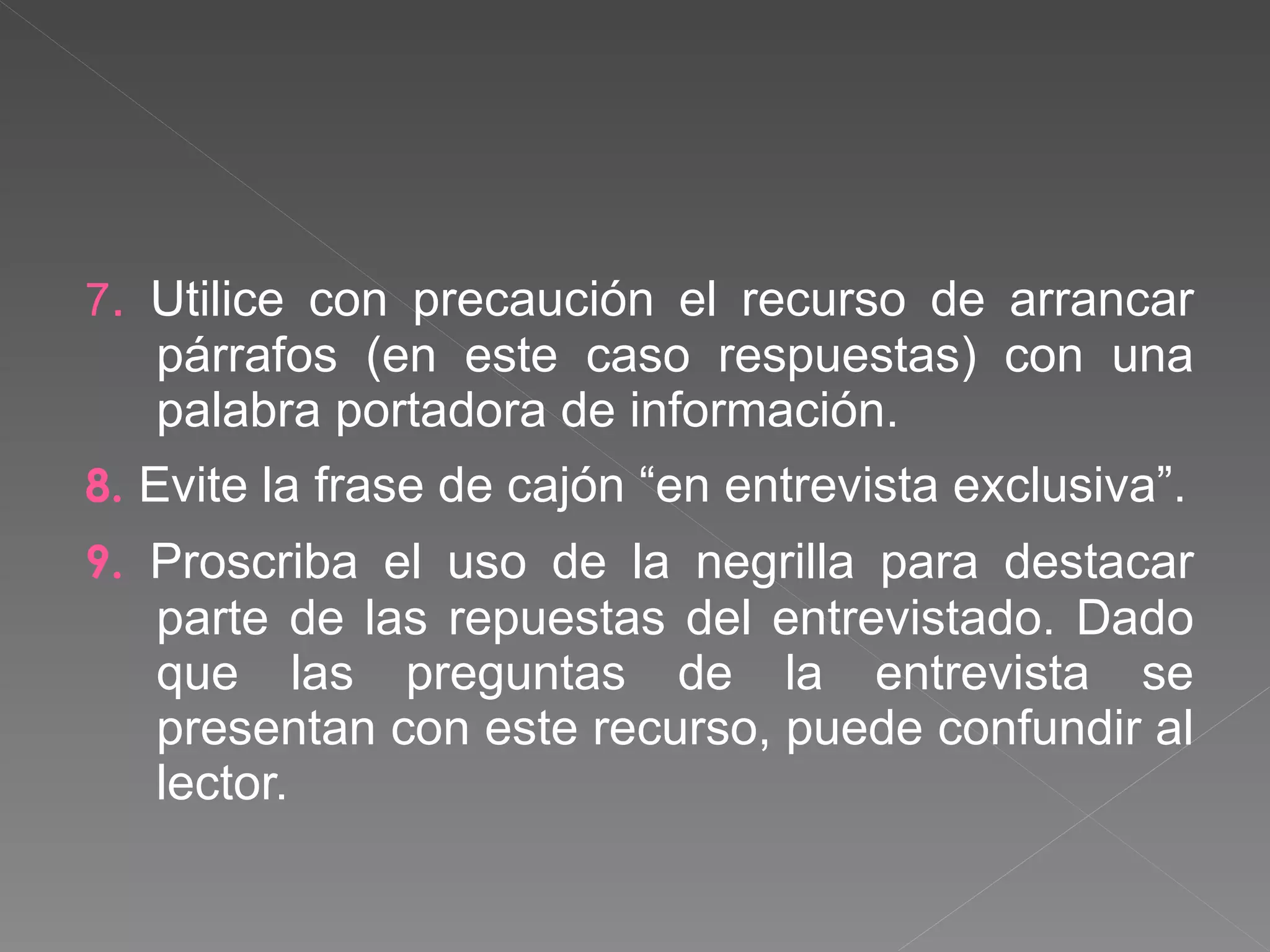 Cómo escribir en la web ppt