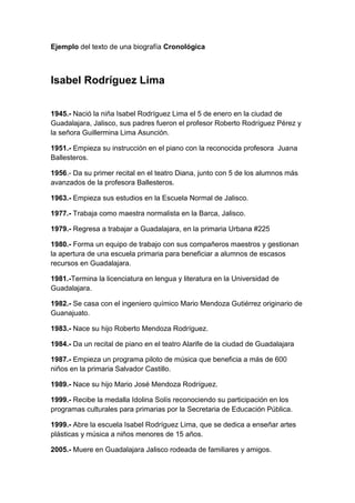 Cómo escribir una biografia