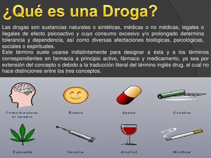 Organos que atacan las drogas