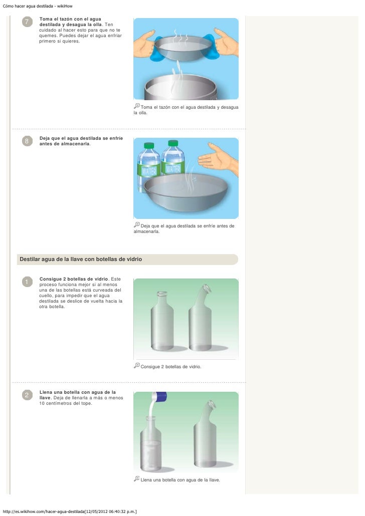 Cómo Hacer Agua Destilada