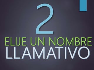 ELIJE UN NOMBRE