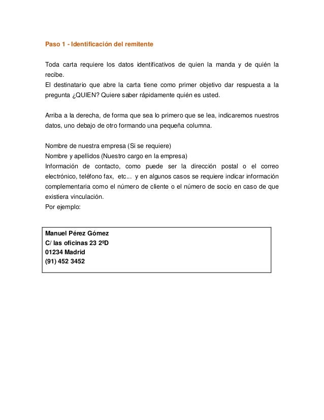 Cómo hacer una carta