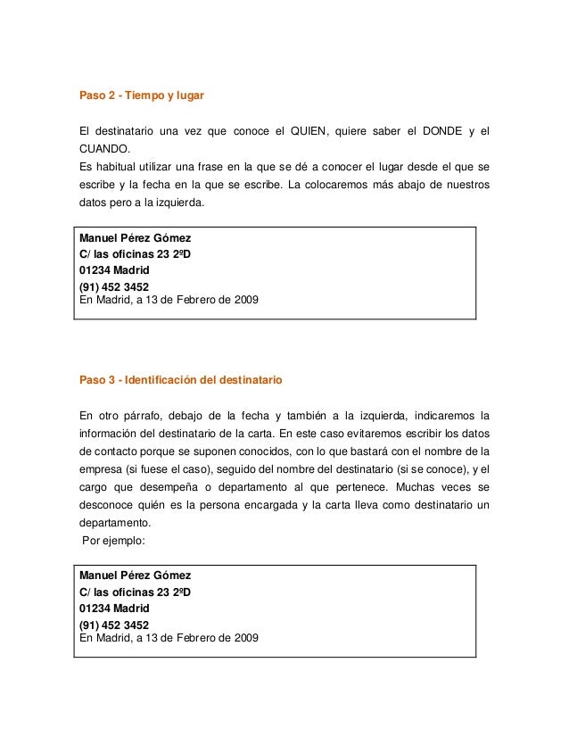 Cómo hacer una carta