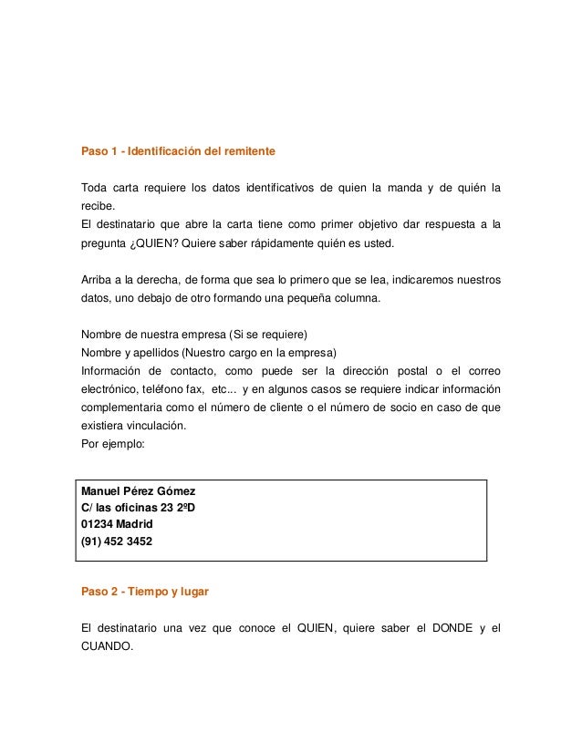 Cómo hacer una carta