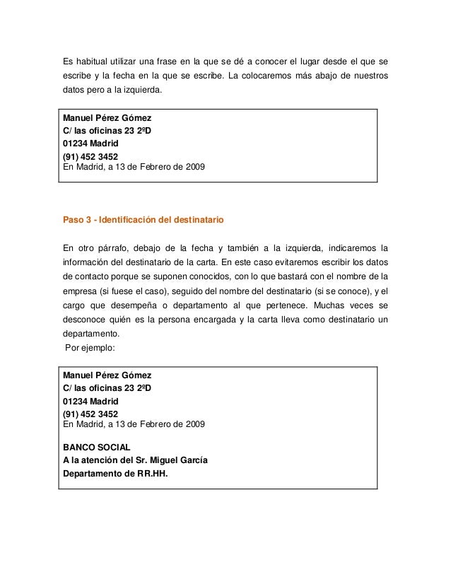 Cómo hacer una carta