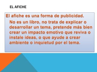 EL AFICHE
