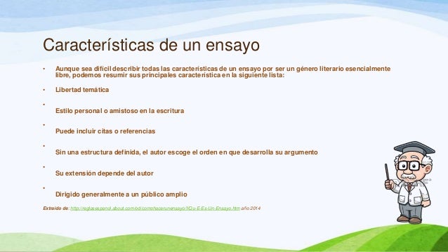 Cómo hacer un ensayo