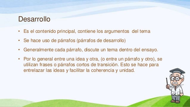 Cómo hacer un ensayo