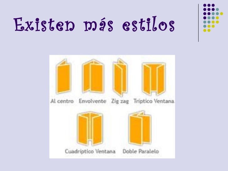 un folleto