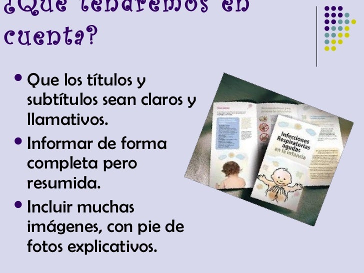un folleto