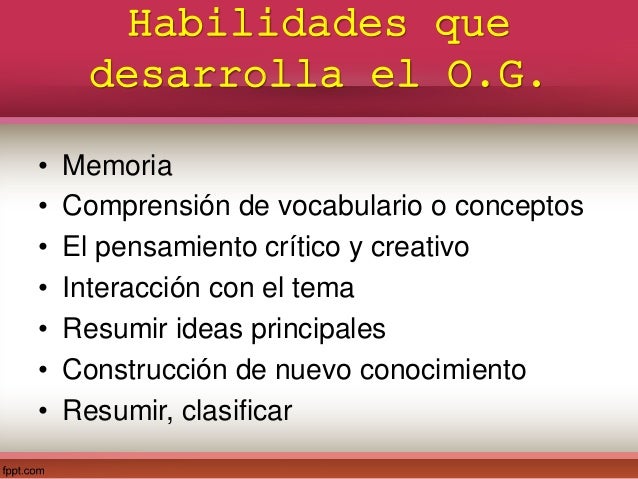 Cómo hacer un organizador gráfico
