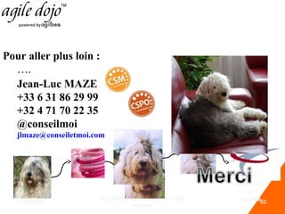 (c) CMOI & Agilbee 2013. All right
reserved.
5314/05/2013
Pour aller plus loin :
….
Jean-Luc MAZE
+33 6 31 86 29 99
+32 4 71 70 22 35
@conseilmoi
jlmaze@conseiletmoi.com
Générateur
de
Visibilité
 