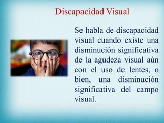 Cómo identificar al niño con discapacidad visual en el aula | PPTX