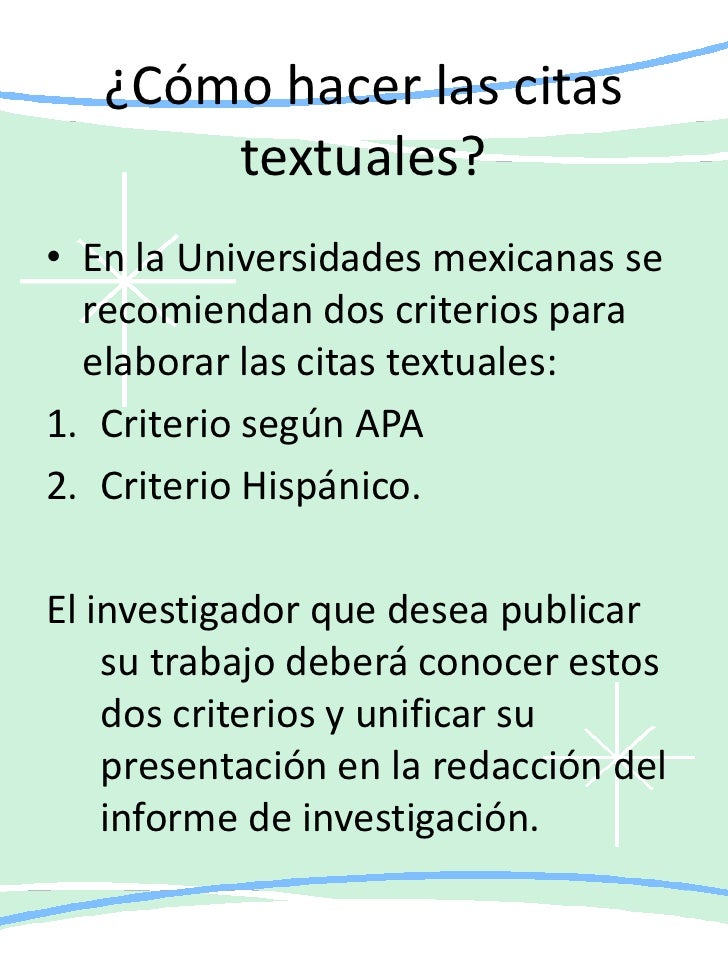 Cómo insertar las referencias textuales en la