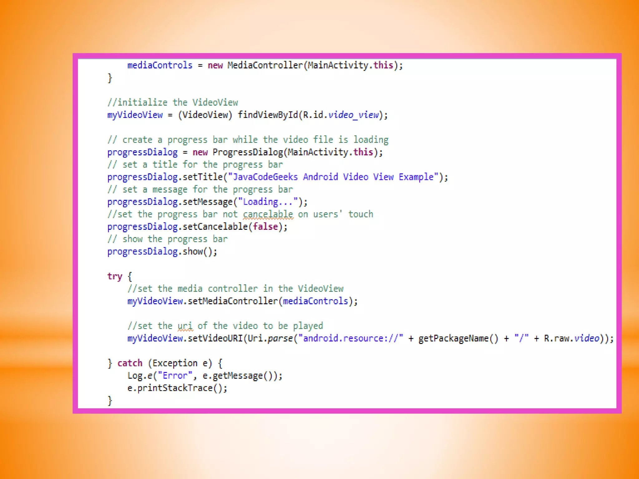 Cómo insertar un video en eclipse