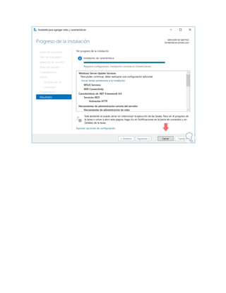 Cómo instalar y configurar wsus en windows server