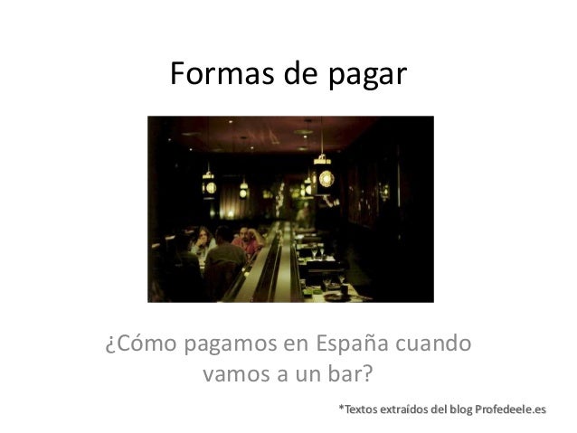 Como Pagamos En Los Bares Como Pagamos En Los Bares