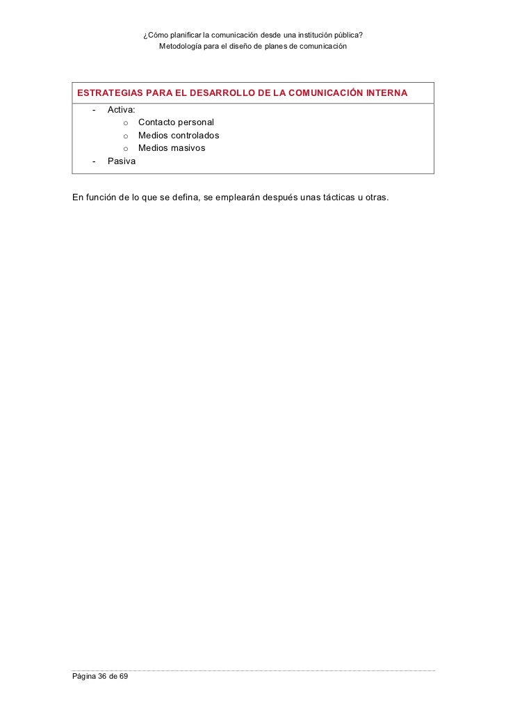 ¿Cómo planificar la comunicación desde una institución pública?