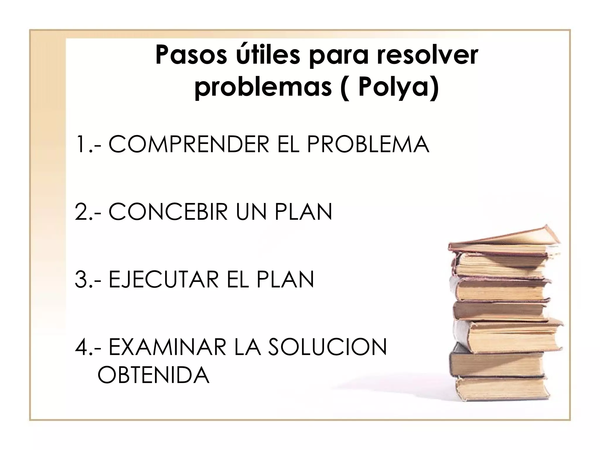CóMo Plantear Y Resolver Problemas | PPT