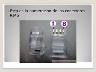 Cómo ponchar cable utp | PPTX