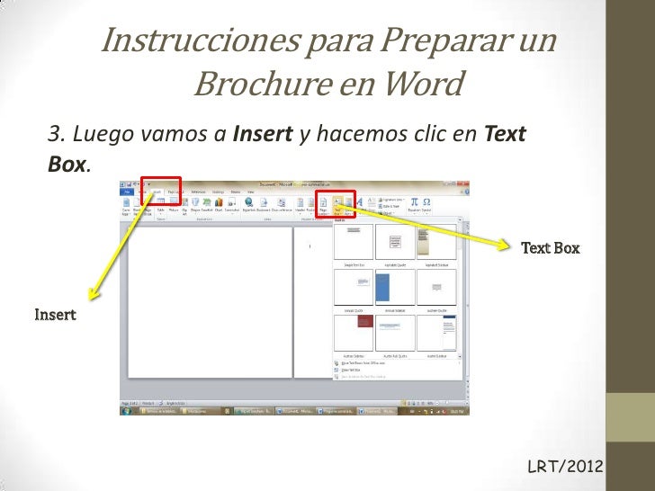 brochure en word