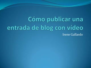 Irene Gallardo
 