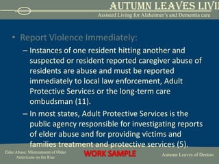 About 17,000 nursing homes in the United States care for 1.6 million residents, a figure expected to quadruple to 6.6 million residents by 2050 (10).  +5 Million Residents