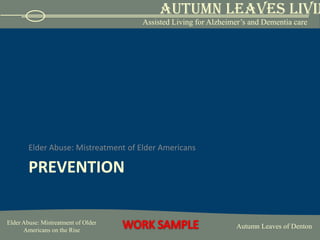 But in a recent two-year period, almost one out of every three nursing homes was cited for abuse (10).  