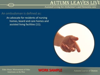 Abuse can be detected by:Obtaining a detailed history from the patient and caregiver in a nonjudgmental manner (9).  Interviewing the patient privately, preventing him or her from being inhibited by the caregiver’s presence (9).  