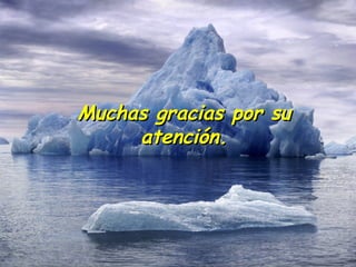Muchas gracias por su atención. 