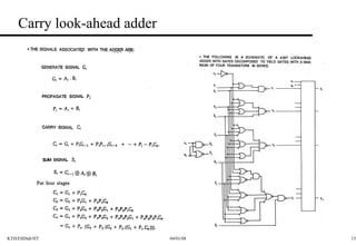 Carry look-ahead adder 