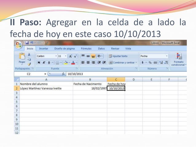  C mo Saber Los D as Vividos En Excel 