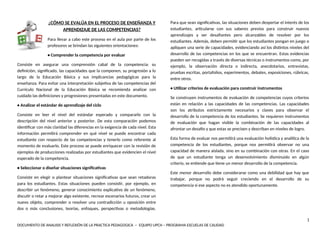 Cómo se evalúa en el proceso de enseñanza y aprendizaje de las ...