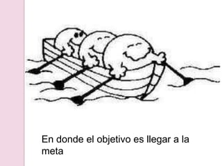 En donde el objetivo es llegar a la meta