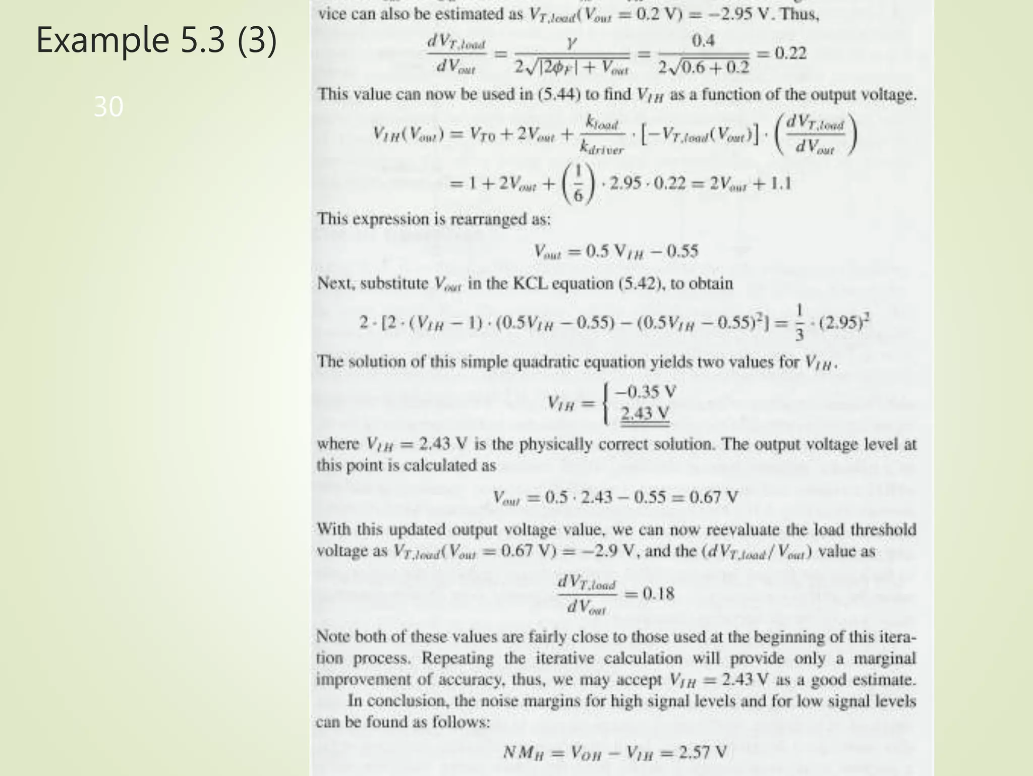 Example 5.3 (3)
30
 
