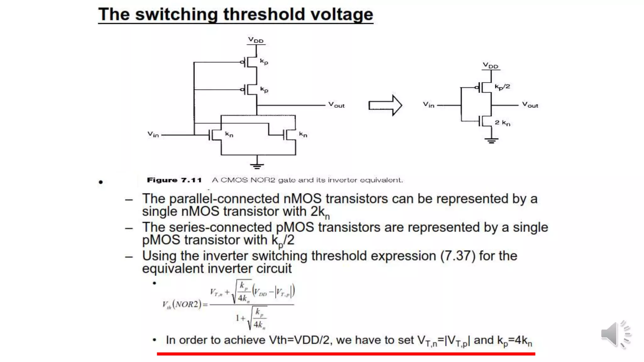 Static Complementary CMOS
 