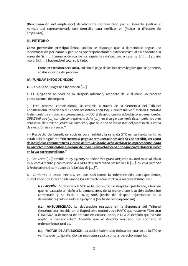 Carta De Despido Real - t Carta De