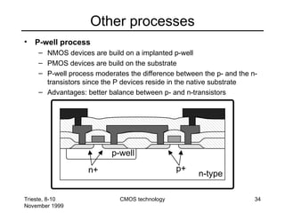 CMOS technology Introduction for novice and expert | PPT