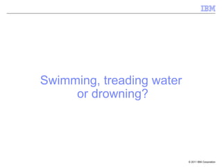 Swimming, treading water or drowning? 