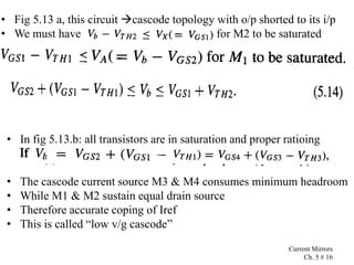 cmos Unit passive and active current mirrors 3 2023-24.ppt