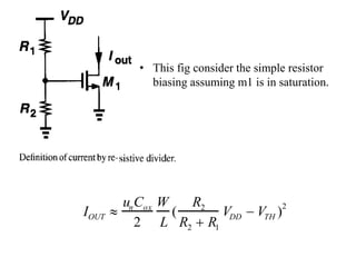 cmos Unit passive and active current mirrors 3 2023-24.ppt